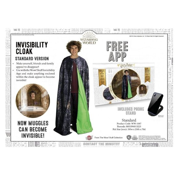 Wow! Stuff Harry Potter Invisibility Cloak - Picture 2 of 2